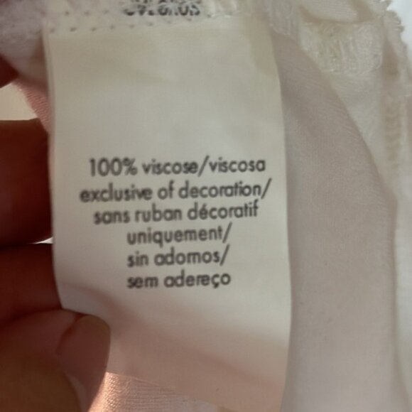 CALVIN Klein Jeans Ladies Tank with Crochet Detail Size XL - Picture 5 of 5